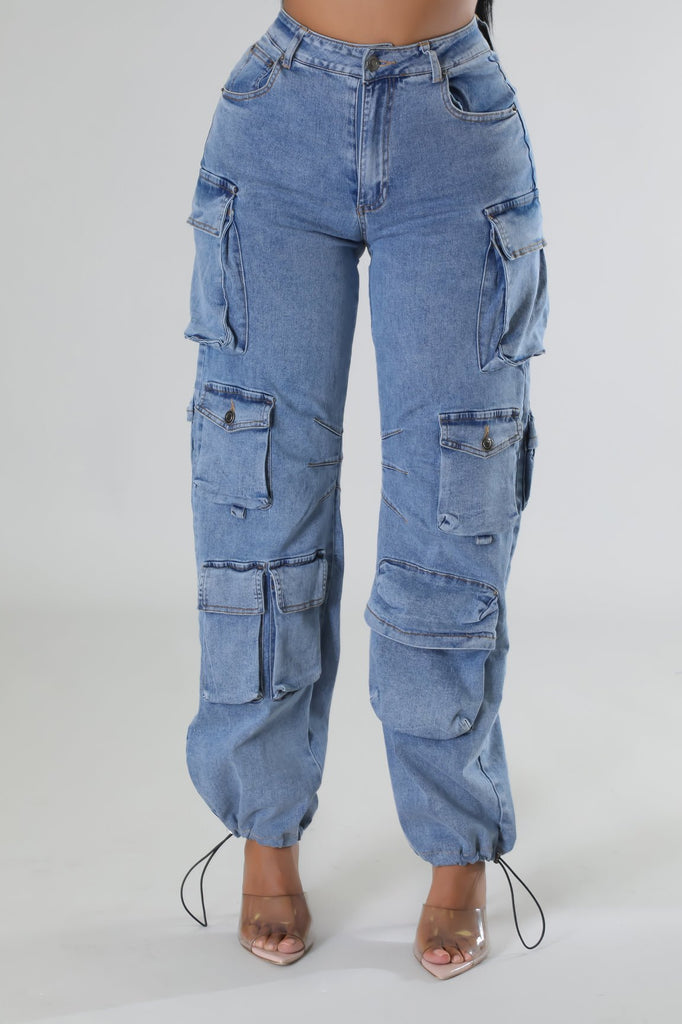 It’s My Figure Cargo Jeans - ShaLenz House of Fashion